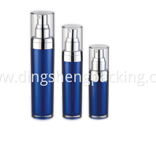 Blue Acrylic Lotion Pump Spray Bottle